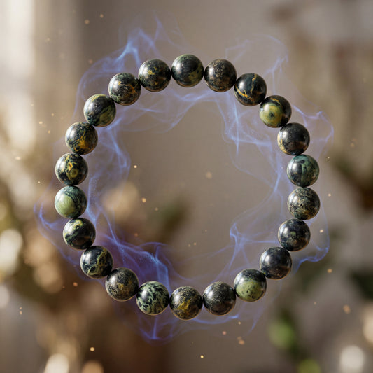 Abundance AuraSync™ Bracelet - Natural Sparrow Stone