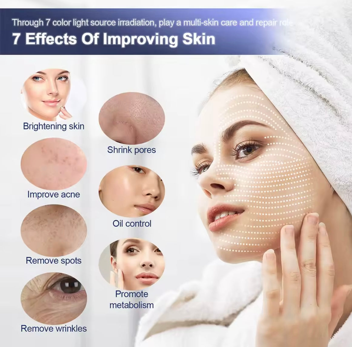 Pro Light Therapy Beauty Dome – lift, repair & rejuvenate